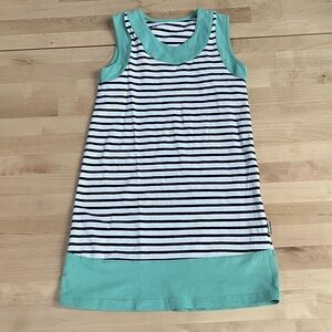 JAKO-O Striped Sleeveless Dress, size 116/122 (6-7)